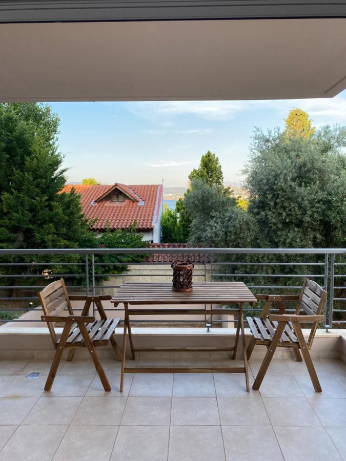 Seaside One-Bedroom On Chalkis Buitenkant foto